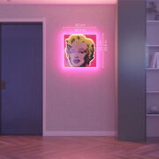 Andy Warhol Marilyn neon light